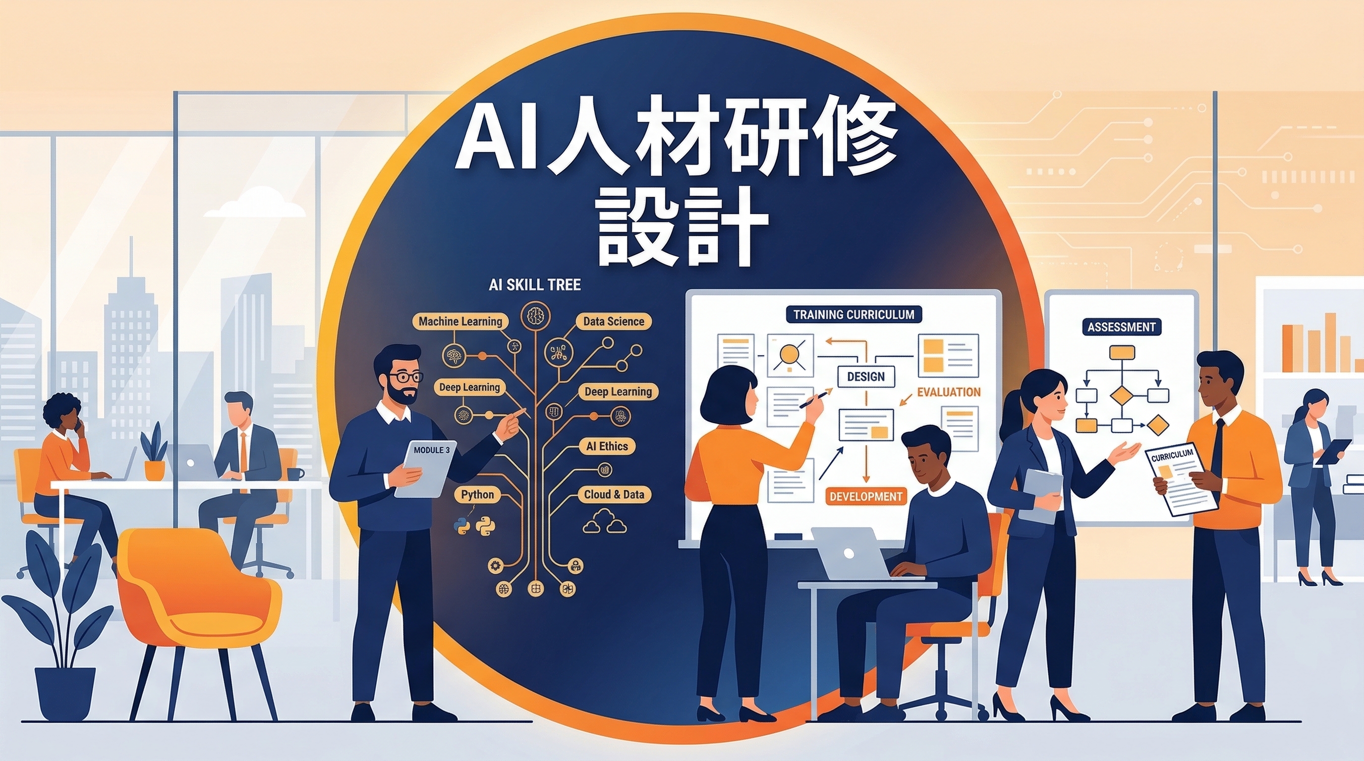 AI人材研修の設計——非エンジニアも対象にするには