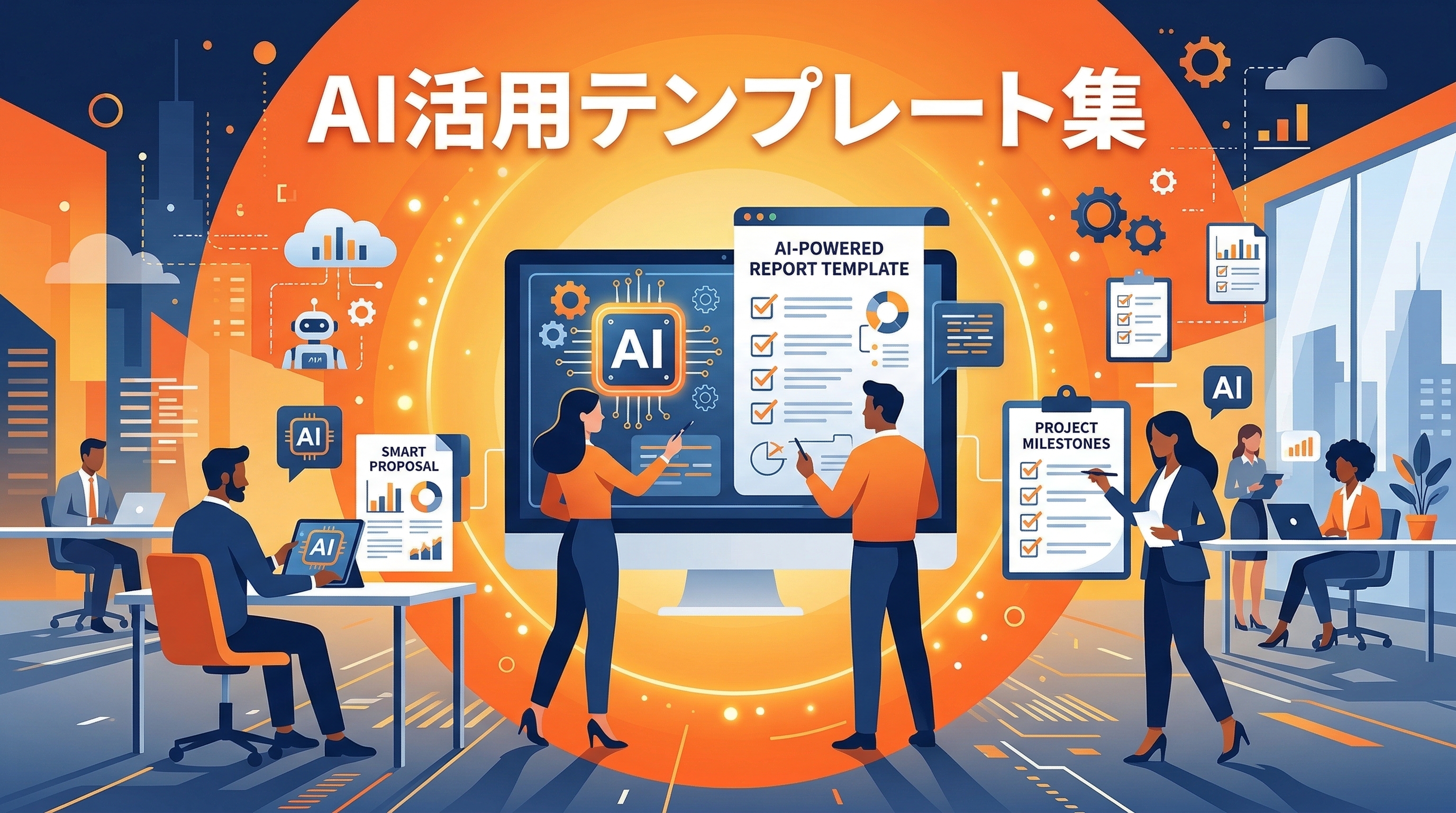 AI活用テンプレート集——ゴール定義・業務改善・研修設計に使える10のフォーマット