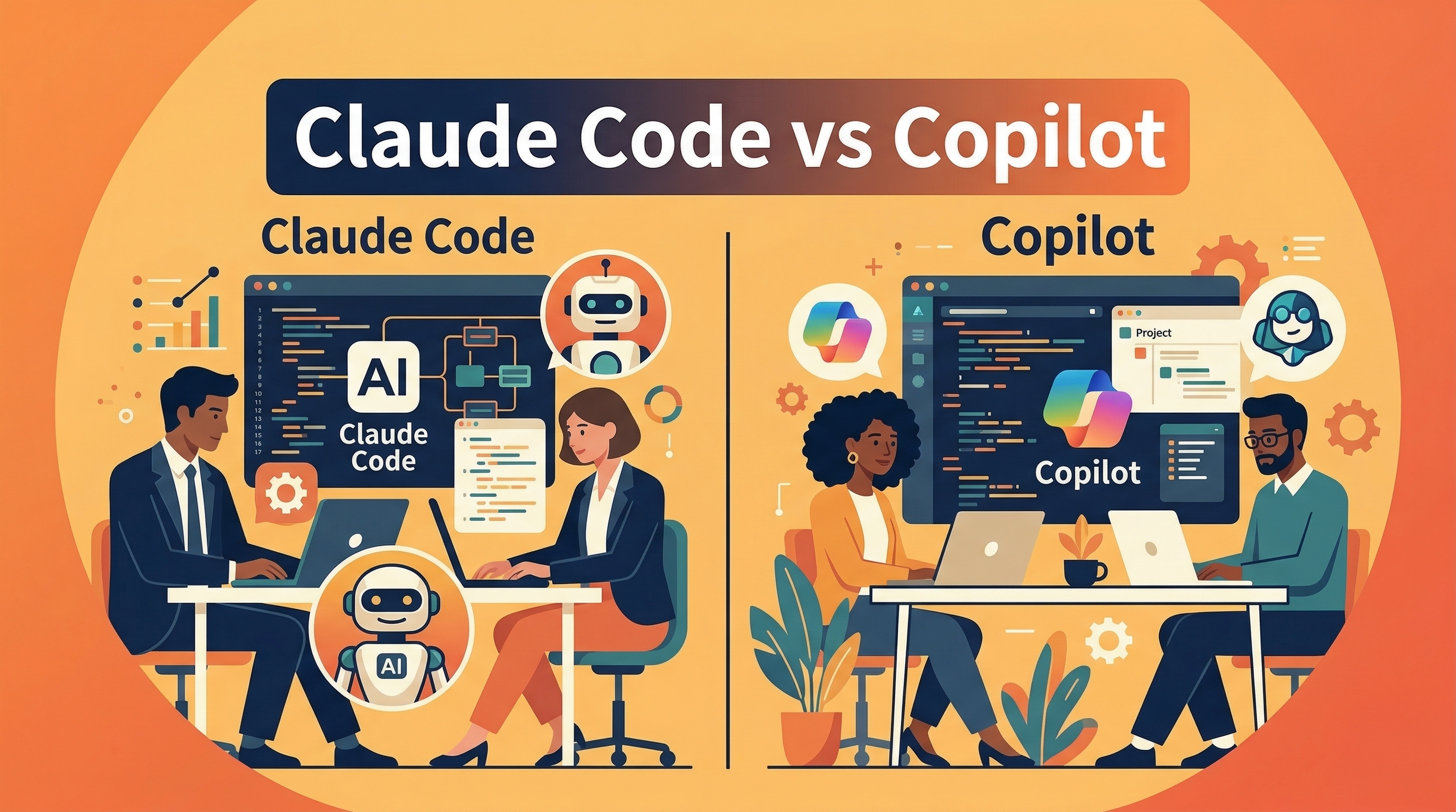 Claude Code vs GitHub Copilot——業務活用で選ぶならどっち？