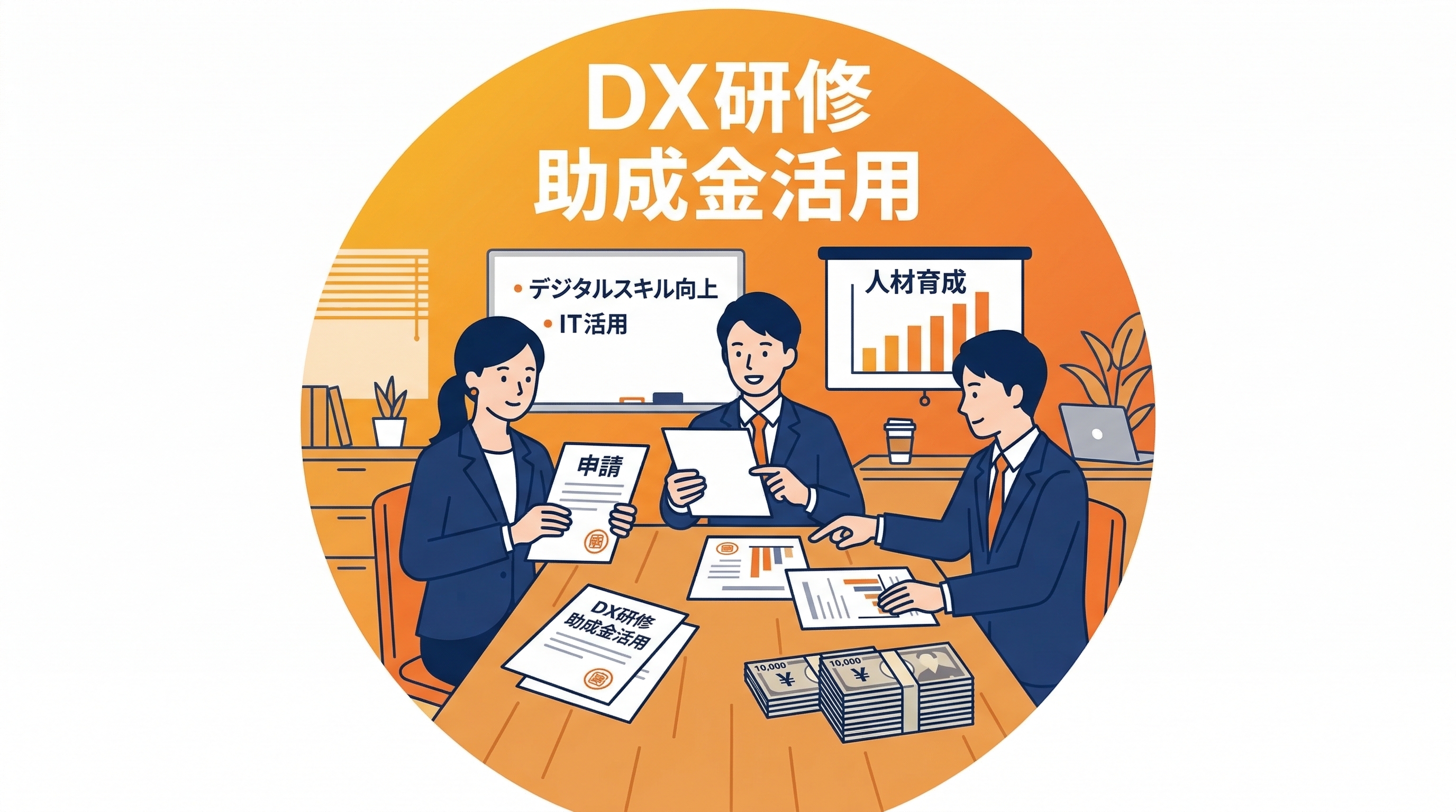 DX研修で使える助成金一覧——申請手順と注意点【2026年版】