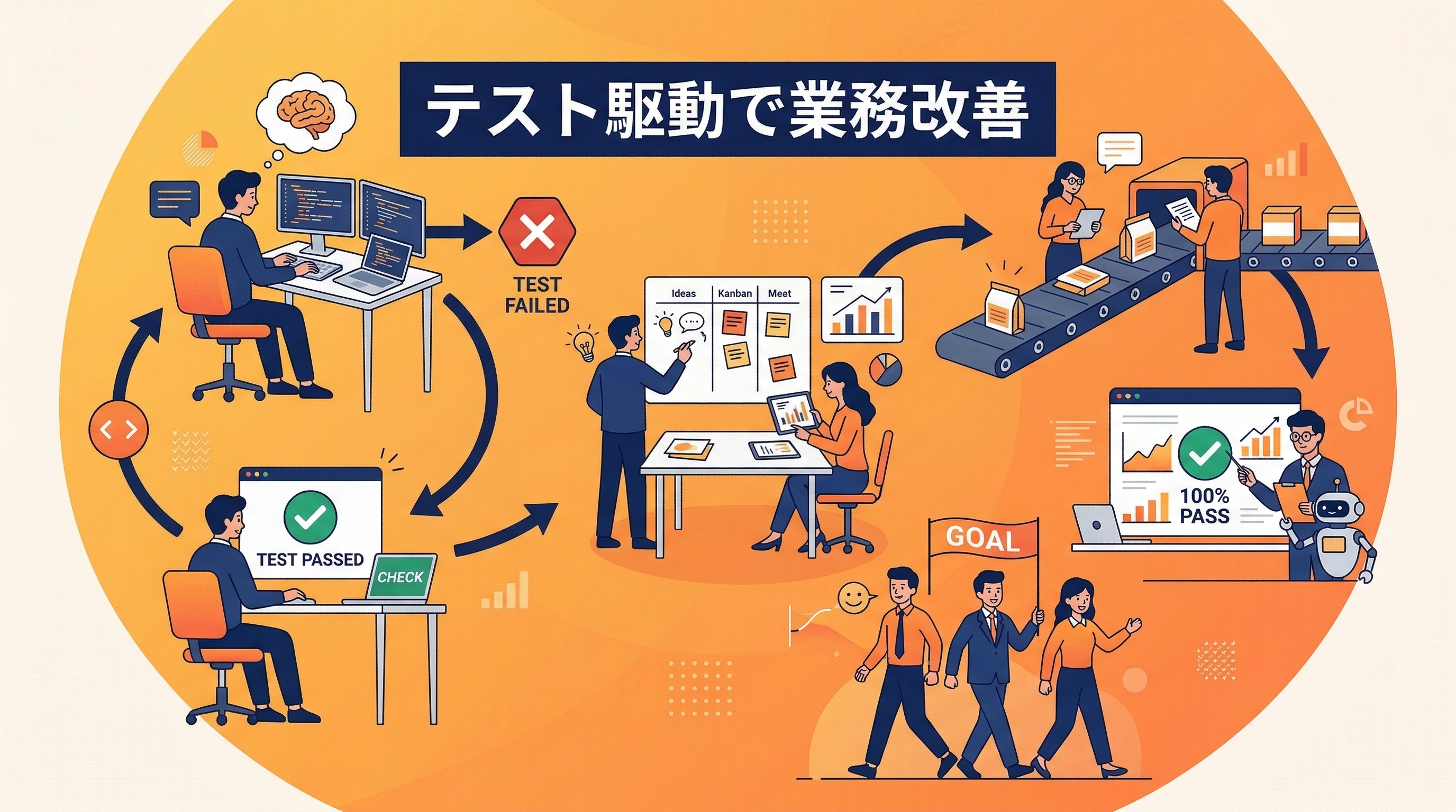 テスト駆動とは？開発だけじゃない、業務改善への応用